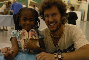Blake and child